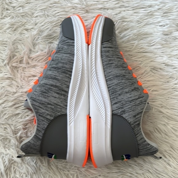 New NOW Men’s embroidered back Walking Shoes in grey multi size 12 - Picture 8 of 12